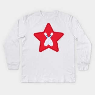 Bowling Star Kids Long Sleeve T-Shirt